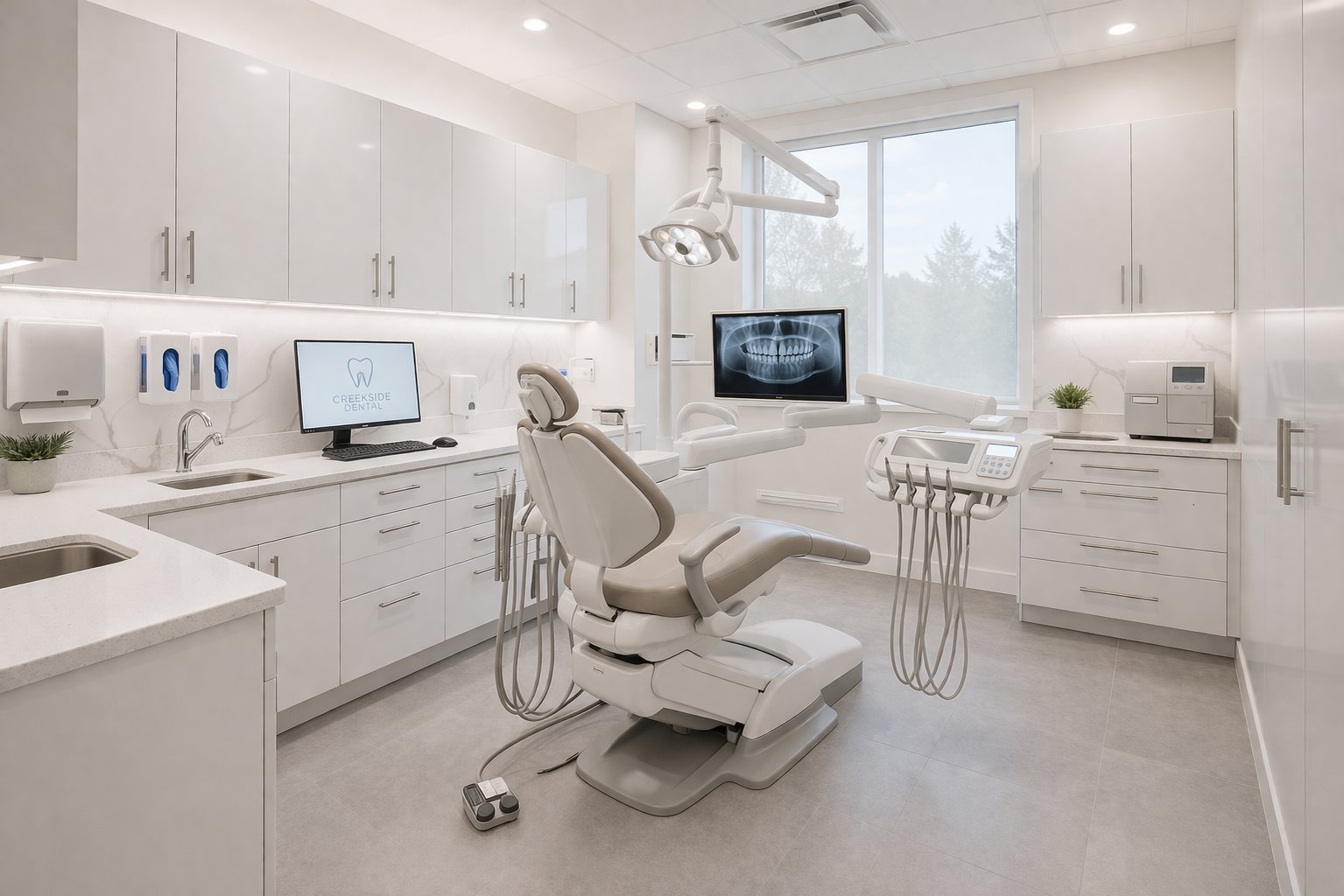 Dental clinic interior